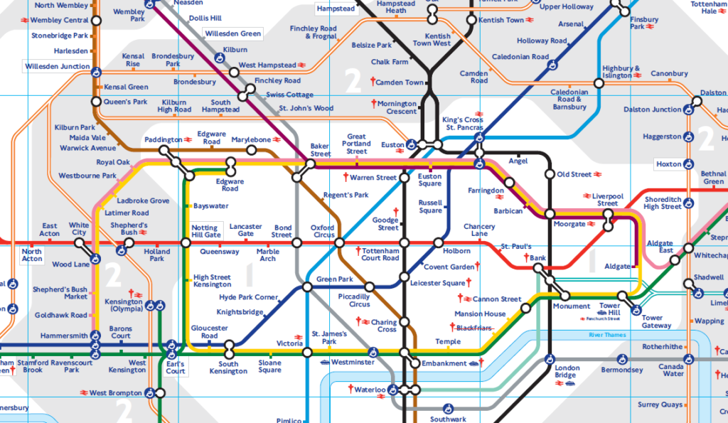 viage para londres mapa metro 1024x595 - Viagem para Londres! London, baby!