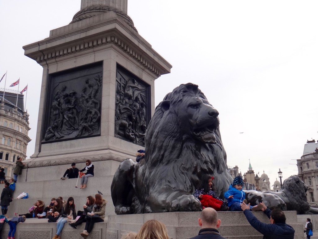 Roteiro de atrações em Londres de graça leoes trafalgar square 1024x768 - Roteiro de atrações em Londres de graça