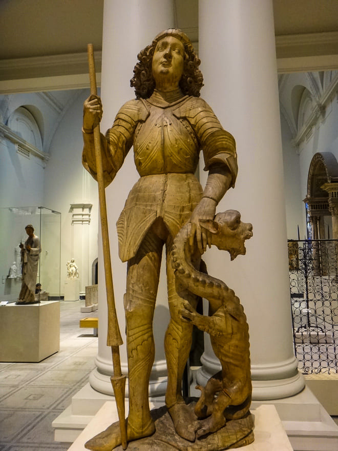 museus de londres victoria albert estatua sao jorge - Museus de Londres gratuitos - aproveite! Sugestões imperdíveis!