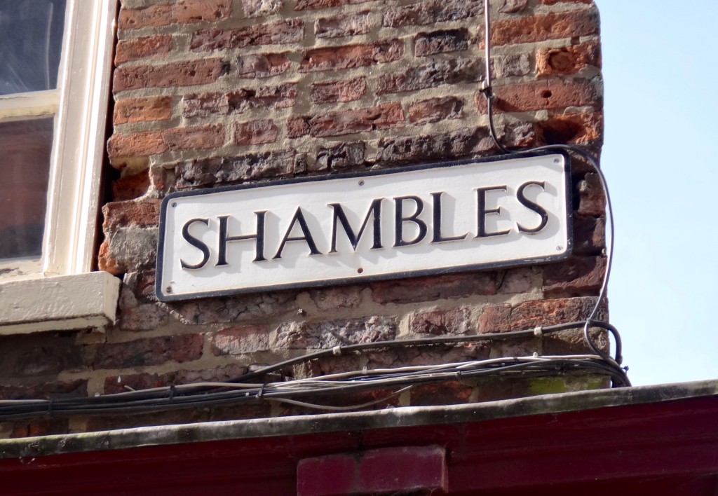 shambles placa 1024x708 - Um dia em York na Inglaterra