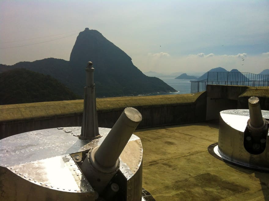 forte duque de caxias canhao - Forte do Leme no Rio de Janeiro