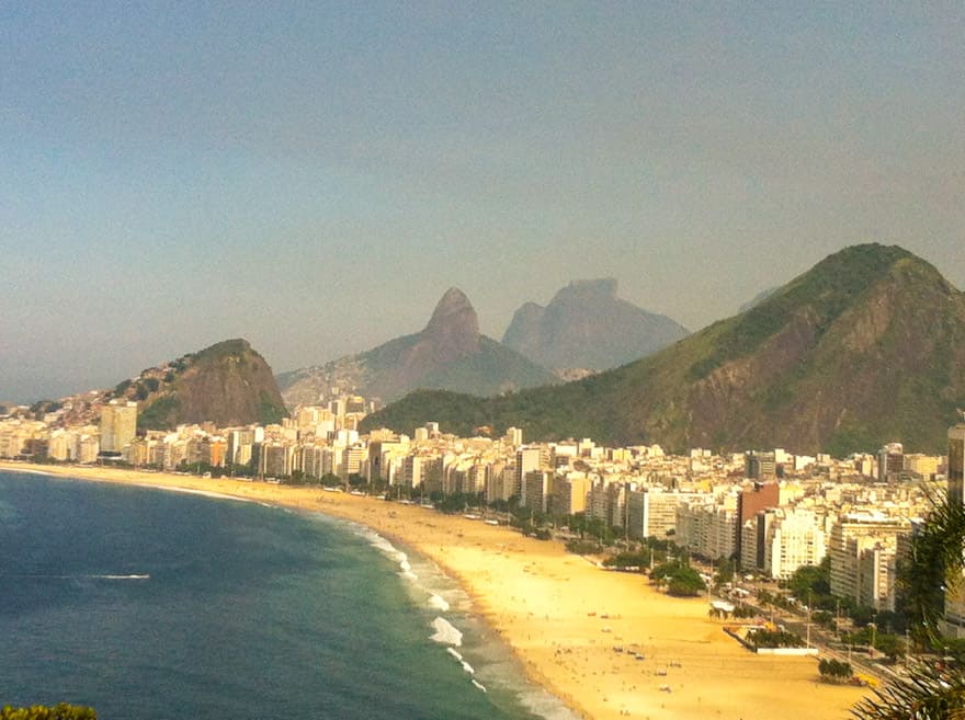 praia de copacanana pedra da gavea - Forte do Leme no Rio de Janeiro
