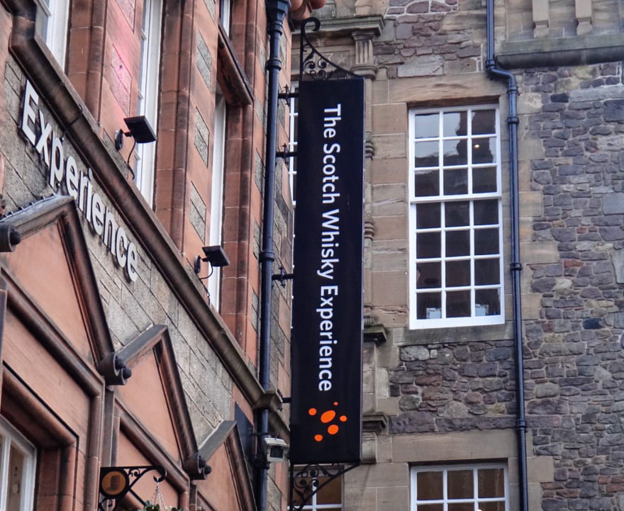 scotch whisky experience entrada predio - Drinks na Scotch Whisky Experience em Edimburgo