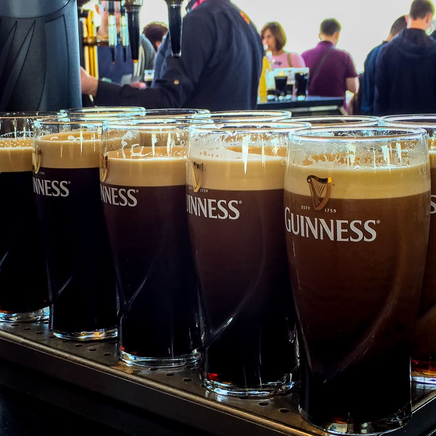 fabrica da guinness dublin copo cerveja - Visitando a fábrica da Guinness Dublin