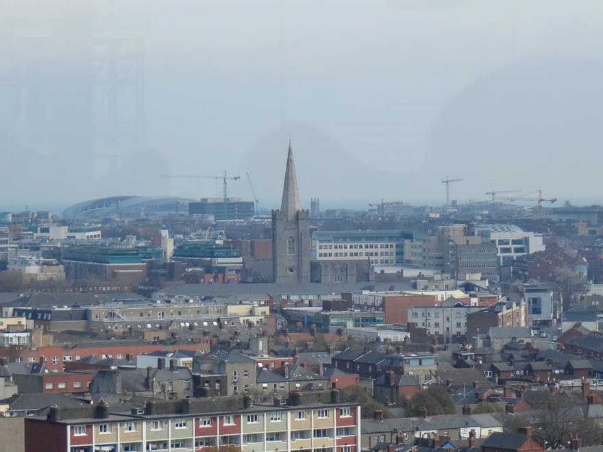 fabrica da guinness dublin vista cidade - Visitando a fábrica da Guinness Dublin