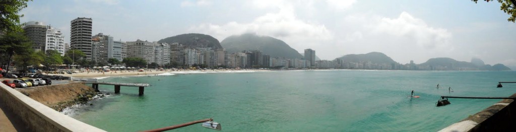 forte copacabana panoramica praia 1024x262 - Roteiro de viagem Rio de Janeiro: 3, 5 e 7 dias