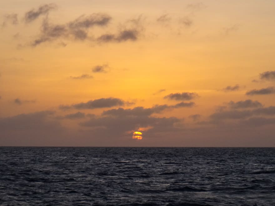 por do sol aruba anoitecer caribe - Pôr do sol em Aruba em passeio de barco lindíssimo