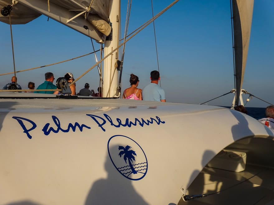por do sol aruba barco - Pôr do sol em Aruba em passeio de barco lindíssimo