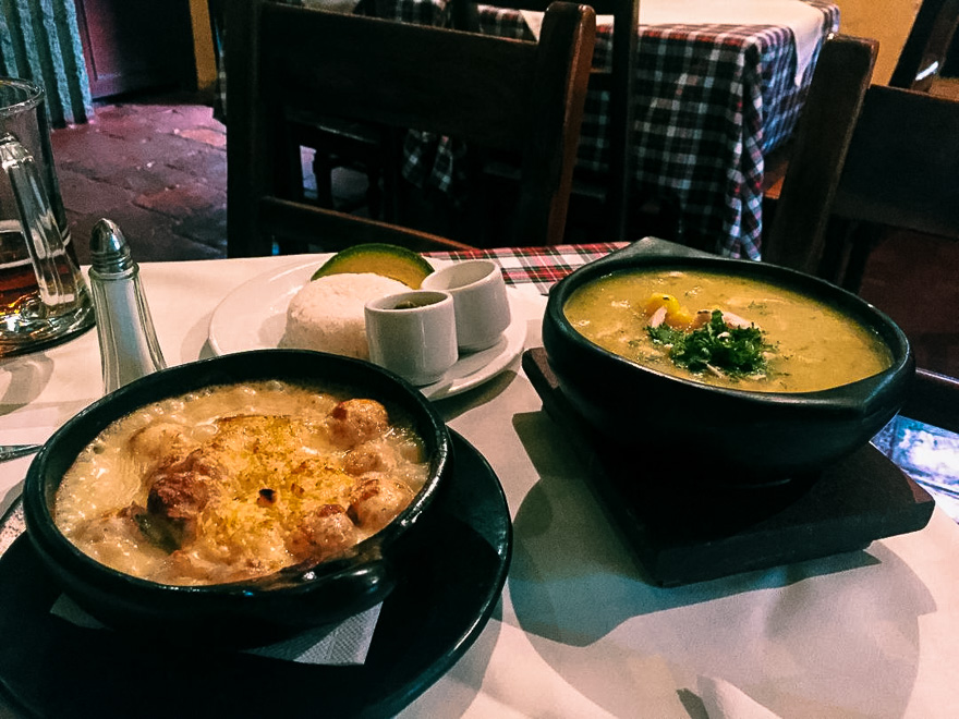 onde comer bolivia ajiaca - Onde comer em Bogotá