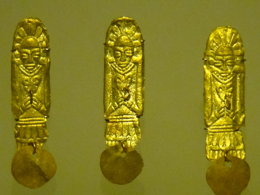 museu do ouro de bogota pequena estatua - Muito brilho no Museu do Ouro em Bogotá