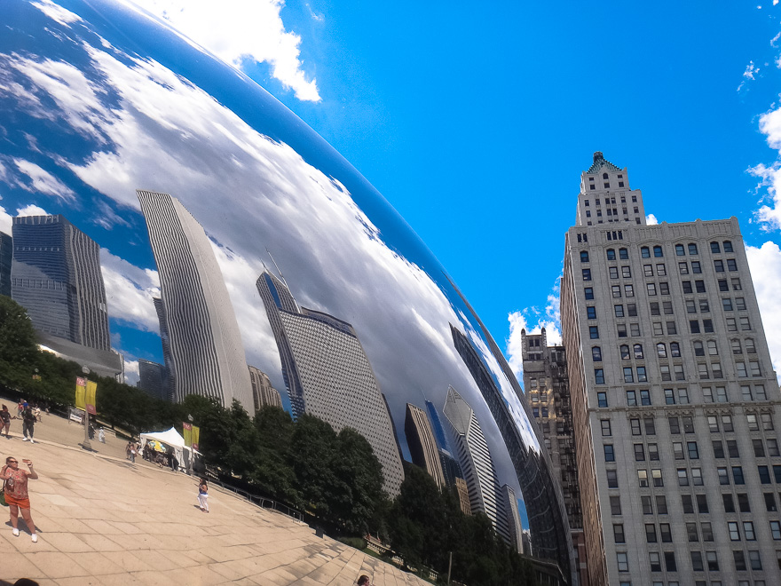 chicago millennium park cloud gate bean close - Dicas de viagem Estados Unidos [post índice]