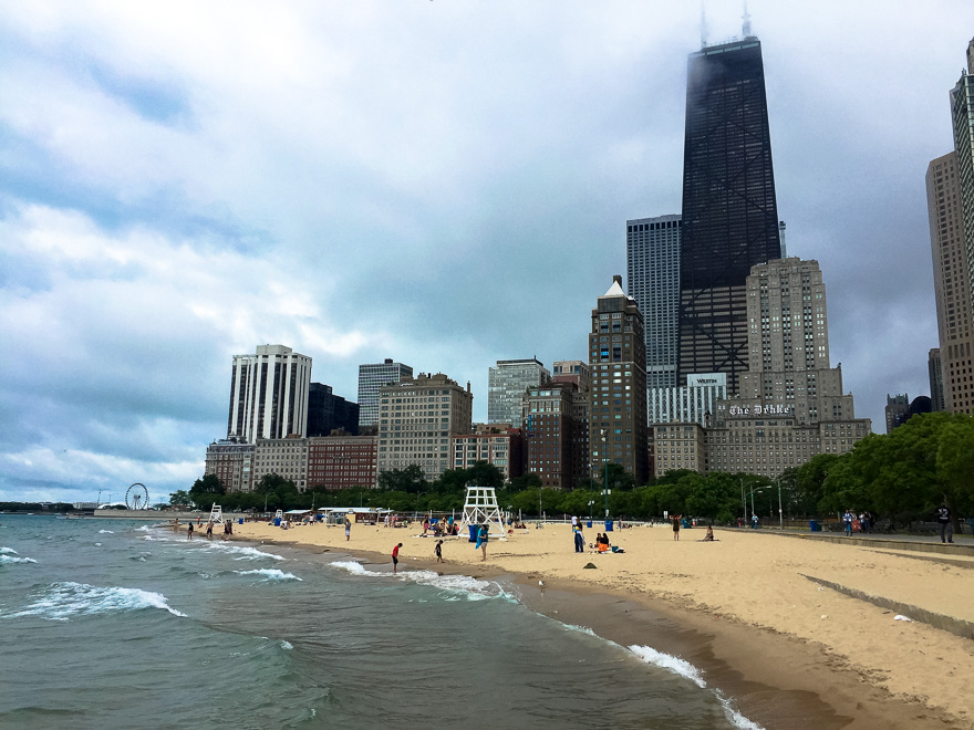 chicago oak st beach - O que fazer em Chicago - dicas de atrações
