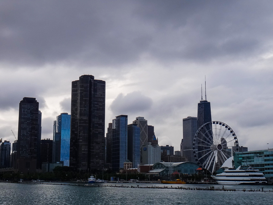 passeio de barco chicago roda gigante navy pier - Passeio de barco em Chicago - arquitetura e muito mais [8on8]