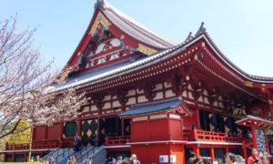 Templo Senso-ji em Asakusa- o mais antigo de Tóquio