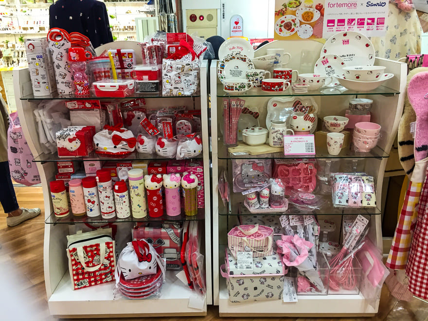 hello kitty tokyo ginza produtos cozinha - Hello Kitty Tokyo - Sanrioworld Ginza: para voltar a ser criança