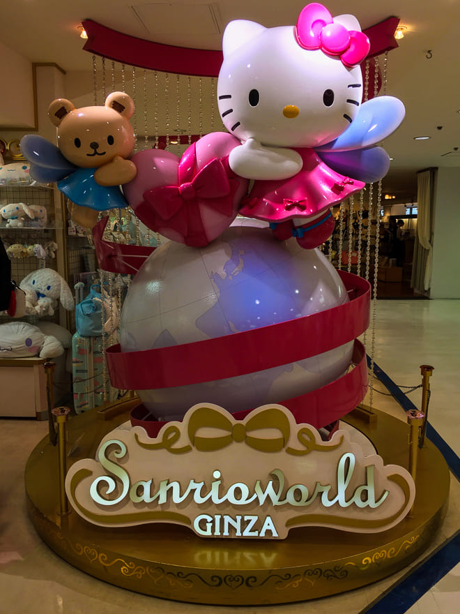 hello kitty tokyo ginza sanrioworld - Hello Kitty Tokyo - Sanrioworld Ginza: para voltar a ser criança