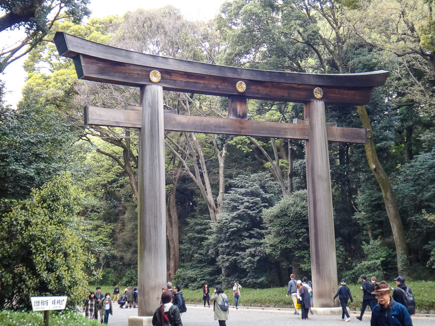 santuario meiji toquio torri parque - Um óasis de paz no Santuário Meiji de Tóquio