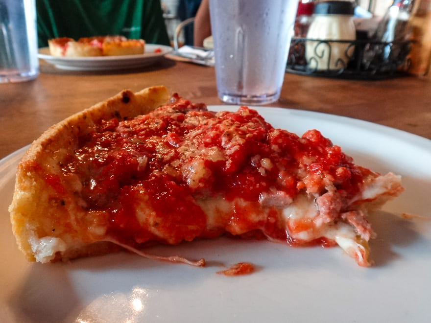 food tour em chicago pizza - Food tour em Chicago: comendo e conhecendo a cidade