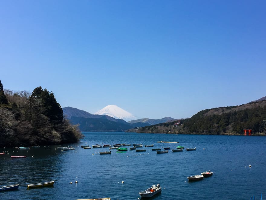 monte fuji japao lago ashi marina 1 - Viajando até o Monte Fuji Japão