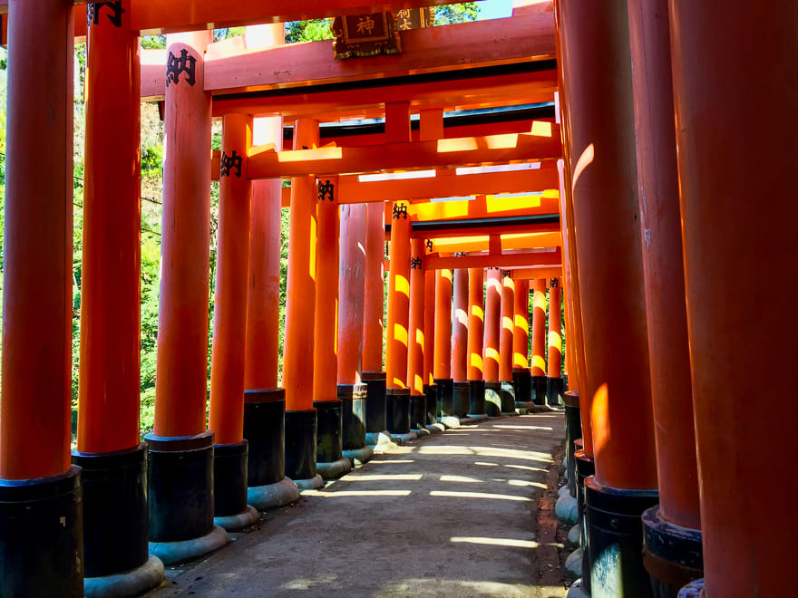 o que fazer em kyoto torri fushimi - O que fazer em Kyoto Japão - super guia de 3 dias