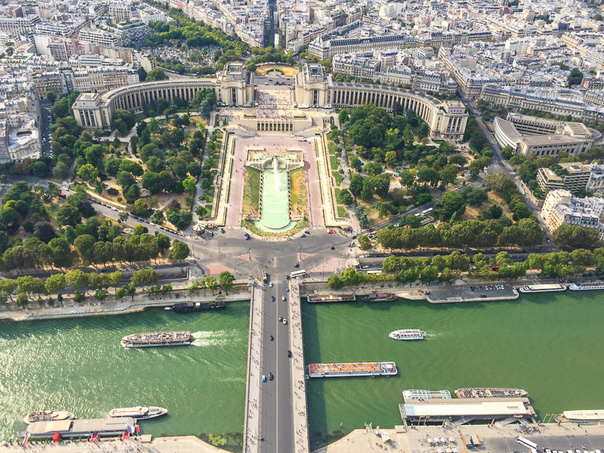 torre eiffel de paris trocadero visto terceiro estagio - Torre Eiffel de Paris: 130 anos encantando