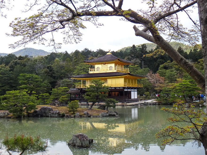 pavilhao dourado em kyoto templo japao - O magnífico Pavilhão Dourado em Kyoto