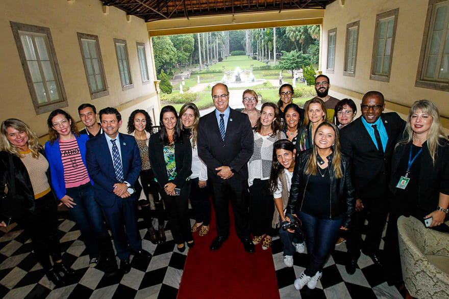 visita ao palacio guanabara grupo governador - Visita ao Palácio Guanabara