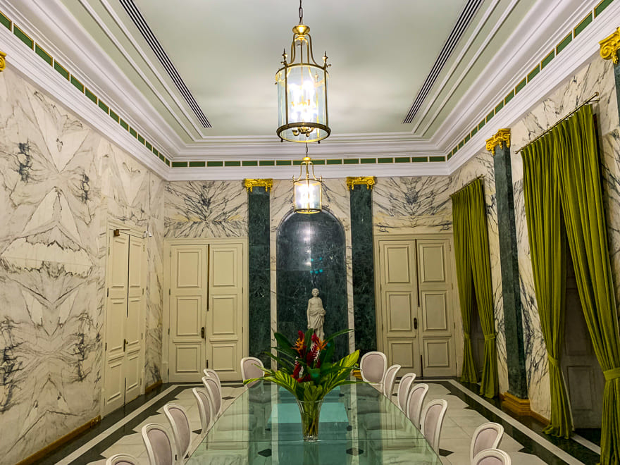 visita ao palacio guanabara salao verde - Visita ao Palácio Guanabara