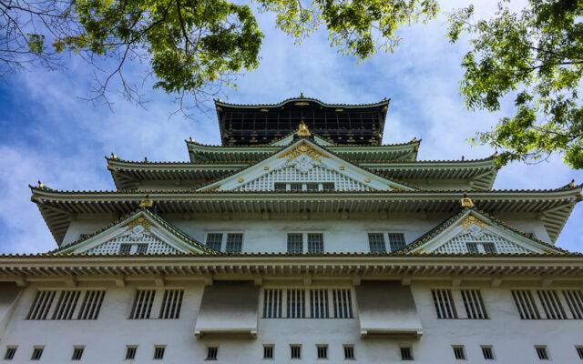 castelo de osaka no japao