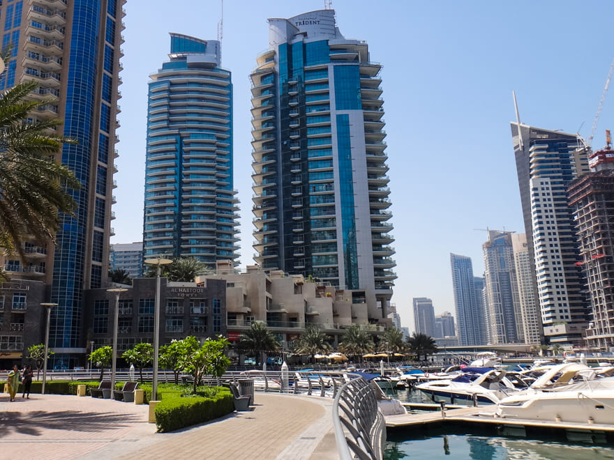 roteiro viagem dubai marina the walk