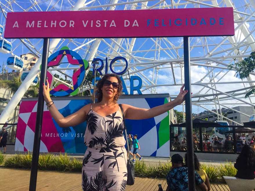 rio star letreiro - Roda-gigante do Rio de Janeiro: venha visitar a Yup Star Rio (ex Rio Star)