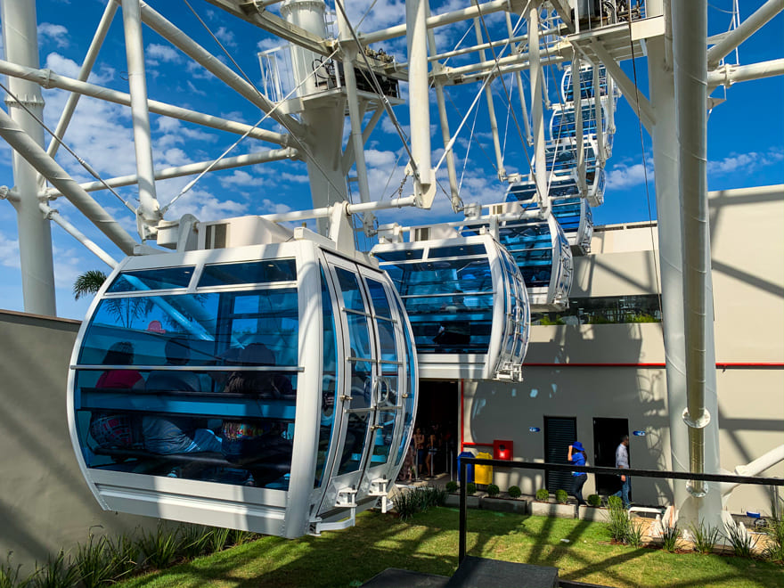 roda gigante rio janeiro cabine - Roda-gigante do Rio de Janeiro: venha visitar a Yup Star Rio (ex Rio Star)