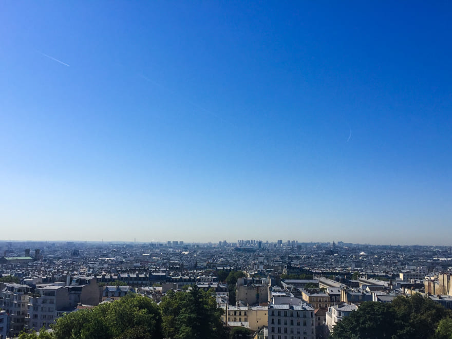 vista de paris a partir da basilica de sacre couer - Lugares para ver Paris do alto e se encantar! [8on8]