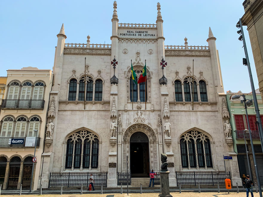 real gabinete portugues rio de janeiro predio - Real Gabinete Português de Leitura no Rio: a mais linda biblioteca!