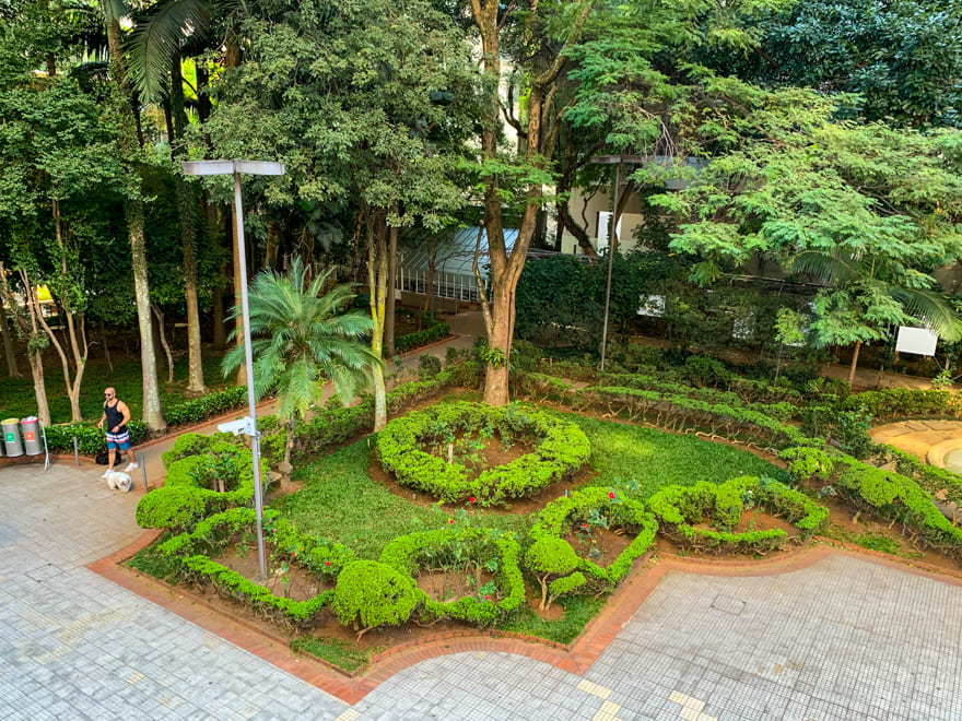vista do terrac%CC%A7o da casa das rosas sp - Casa das Rosas SP: um lindo passeio na Av. Paulista