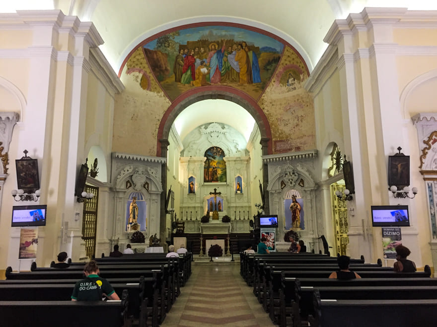 interior catedral de florianopolis santa catarina - Roteiro no Centro de Florianópolis: explorando a pé o centro histórico