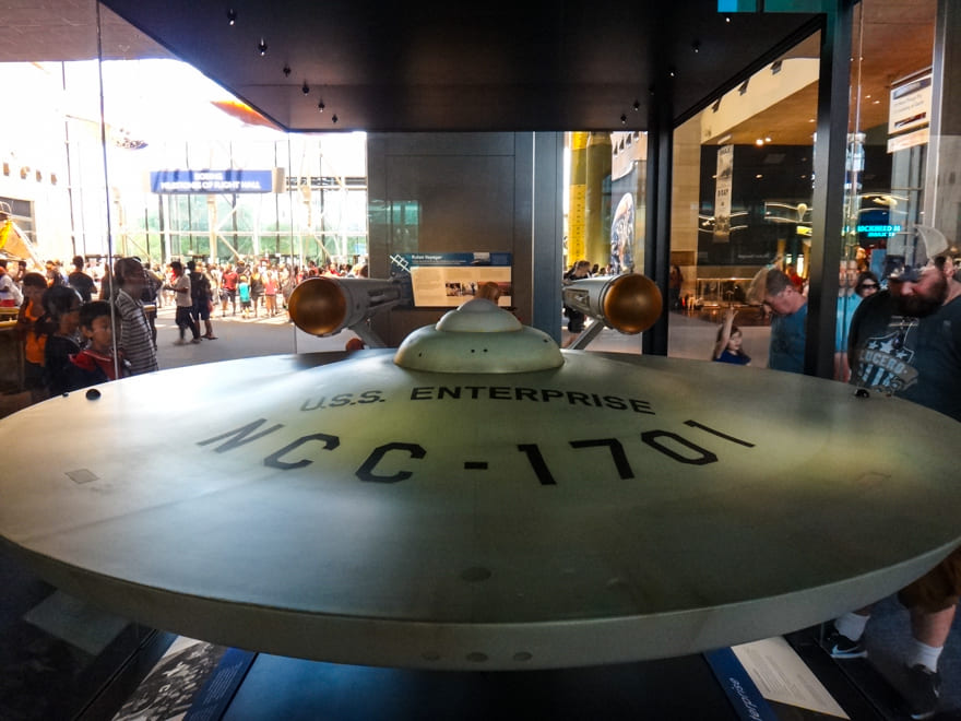 enterprise maquete replica - Museu do Ar e do Espaço Washington DC: imperdível na capital dos EUA