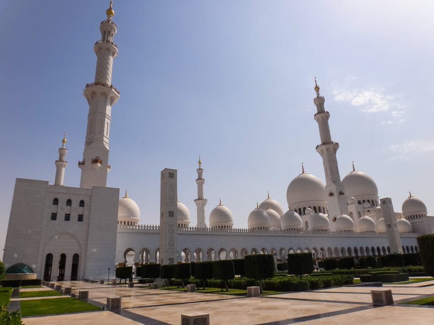 Mesquita Sheikh Zayed adu dhabi - Mesquita Sheikh Zayed Grand Mosque: a linda mesquita de Abu Dhabi