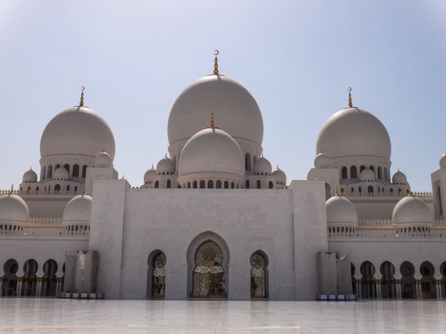 marmora cupulas abu dhabi - Mesquita Sheikh Zayed Grand Mosque: a linda mesquita de Abu Dhabi