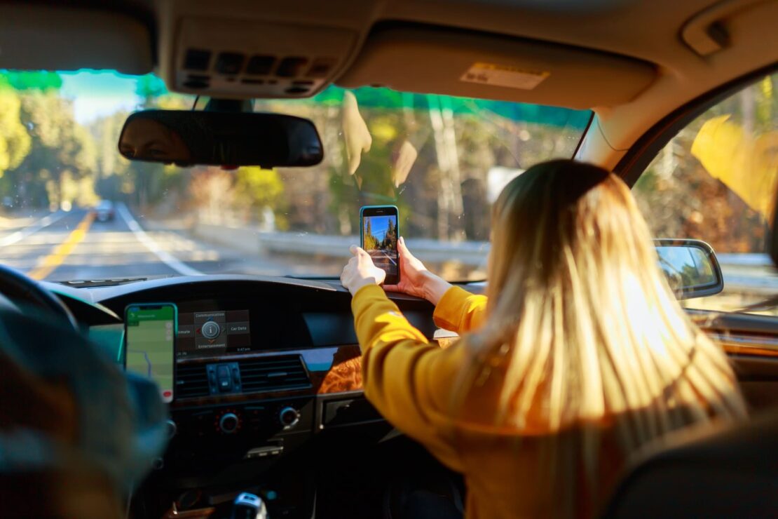 como programar viagem de carro use celular