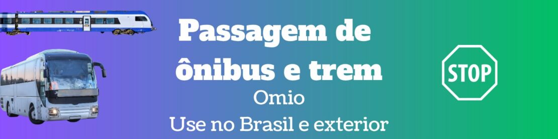 passagem trem onibus tudo para sua viagem