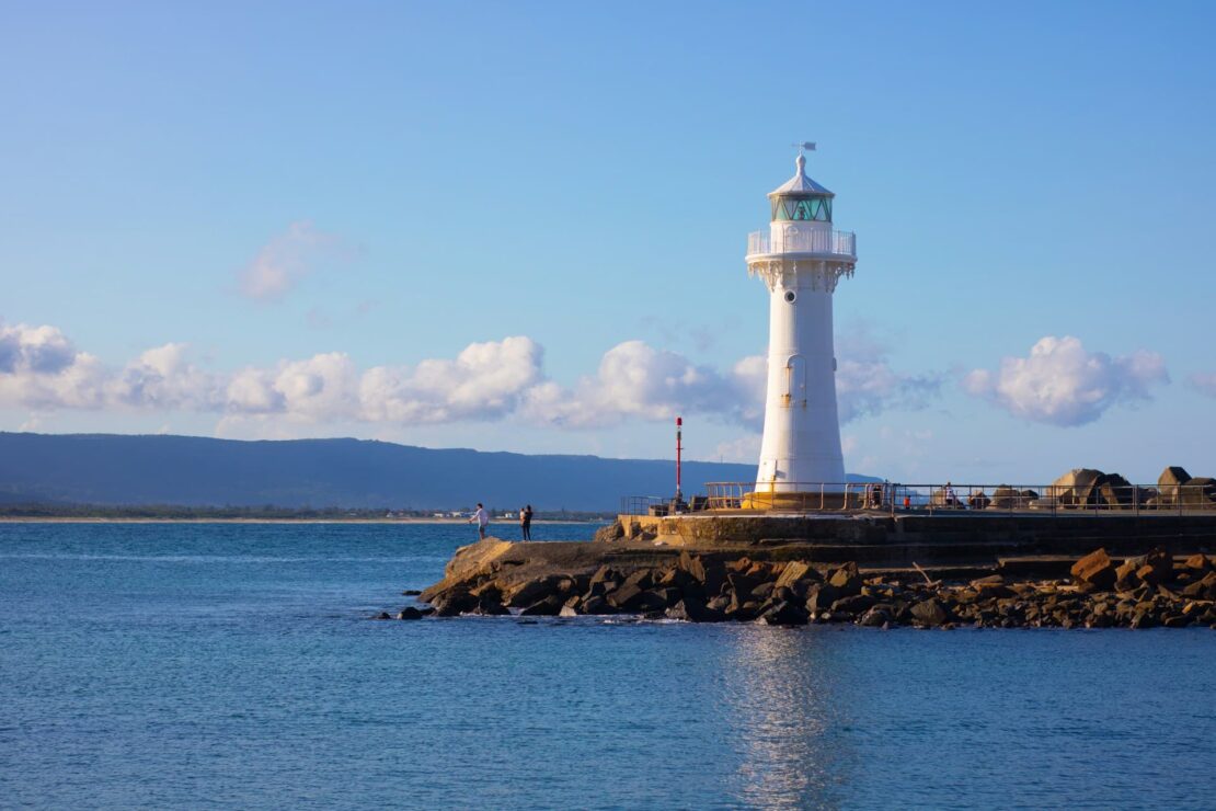 farol Wollongong australia bate volta sydney lets fly away