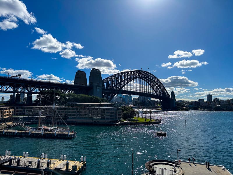 harbour bridge ponto turistico sydney australia lets fly away