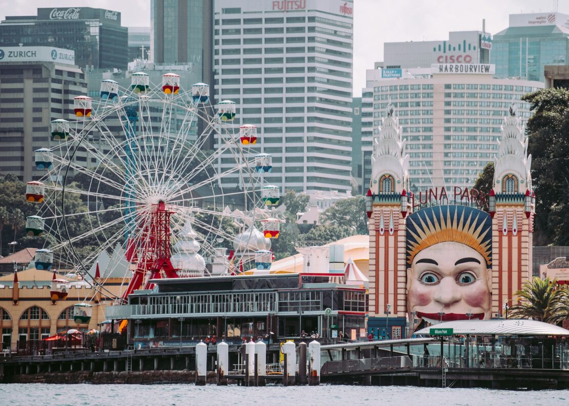 luna park Sydney australia lets fly away 