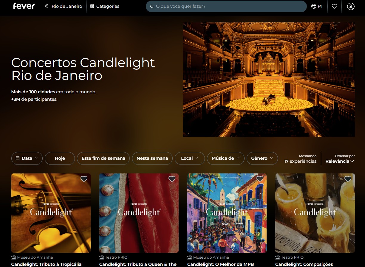 candlelight Rio de Janeiro - Lets Fly Away