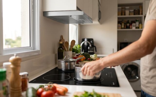hospedagem com cozinha funcional